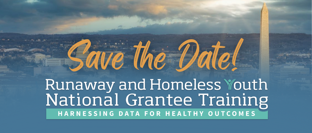 Save the Datee RHY National Grantee Training over the DC skyline