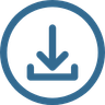 blue icon to download
